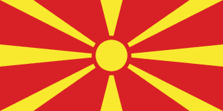 Kuzey Makedonya bayrağı